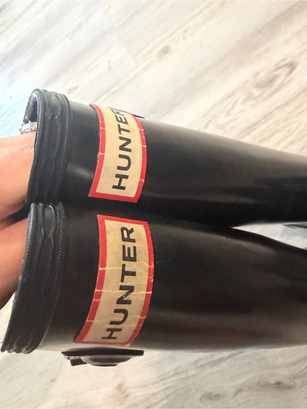 Hunter rain boots for big kids